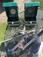 2 VTG LOWRANCE FISH LO-K-TOR FINDERS FISHING & Extra Accessories Untested