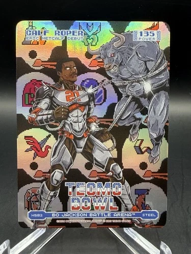 2026 Bo Jackson Battle Arena Tecmo Bowl Calf Roper Helmets BF Steel SP H582