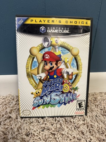 Super Mario Sunshine GameCube Original Cover/Case Only - Has Non working Disc - Bild 1 von 6