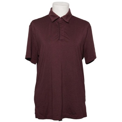 Lululemon, Poloshirt, Größe: S, Lila/Schwarz, Elasthan/Polyester, Streifen #Ocm