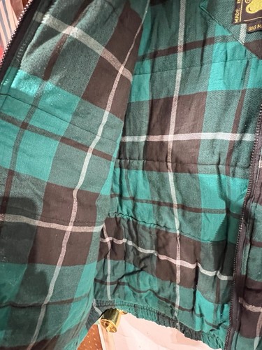 Gilet stile caccia a quadri bufalo verde e nero da uomo… taglia 1XB….BRANDED LION…. - Foto 6 di 8