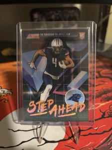 Tetairoa McMillan 2025 Score Football- Step Ahead SSP-3-D Image. Rookie.