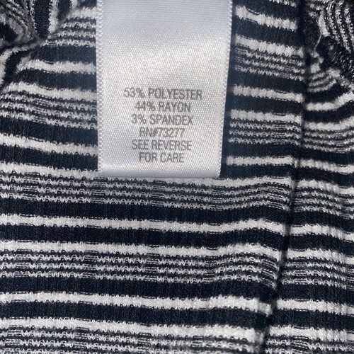 Dana Buchman Black & White Stripe High-Low Tunic, Size XL - Picture 8 of 8