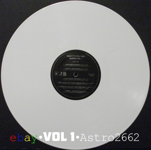 BLUE ÖYSTER CULT Rarities Vols 1 & 2 LP Colored Vinyl SEALED RARE WHITE/BLUE - Picture 3 of 21
