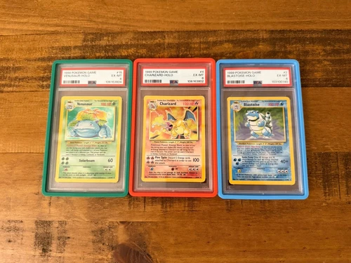 Pokemon TCG Base Set Unlimited Charizard Venusaur Blastoise PSA 6
