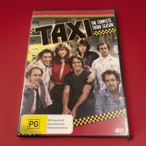 Taxi - Season 3 1981 -Judd Hirsch, Jeff Conaway, Danny DeVito - Reg 4 DVD - Picture 1 of 6