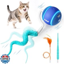 ddxcoo Interactive Cat Toy Ball, Automatic Cat Toys for Indoor Cats, Motion A