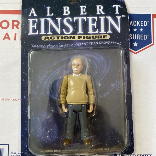 NOS New Albert Einstein Actionfigur 2006 Accoutrements Physik Relativitätstheorie - Bild 1 von 6
