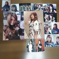Io Shirai, autographed, portrait, set Stardom WWE