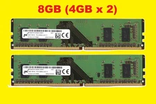 🍀 NEW! Samsung SK Hynix Micron 8GB 4GBx2 PC4-2666V DDR4 PC Desktop RAM