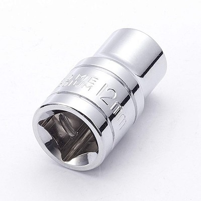 Utoolmart 1/2-Inch Drive 12mm 6-Point Shallow Socket, Metric, Cr-V Chrome-van...