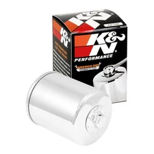K&N Chrome Oil Filter for 1986-1990 Harley Davidson 1340 FLST Heritage Softail