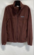 Columbia Men's Steens Mountain Full Zip Fleece Jacket Burgundy Size S