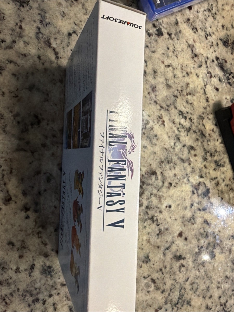 Final Fantasy V (SNES, 1992) Case Fresh Rare Complete Box Edition