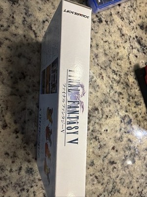 Final Fantasy V (SNES, 1992) Case Fresh Rare Complete Box Edition