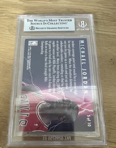 1993-94 Fleer Ultra - Scoring Kings Michael Jordan #5 BGS 7.5 - Bild 4 von 4
