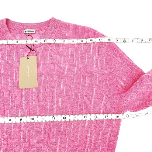Suéter Top Tejido Arrugado Rachel Comey Amares en Rosa Mármol S - Imagen 10 de 12