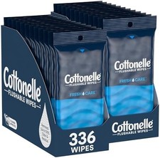 Flushable wet wipes travel size on the go adult hygiene wipes