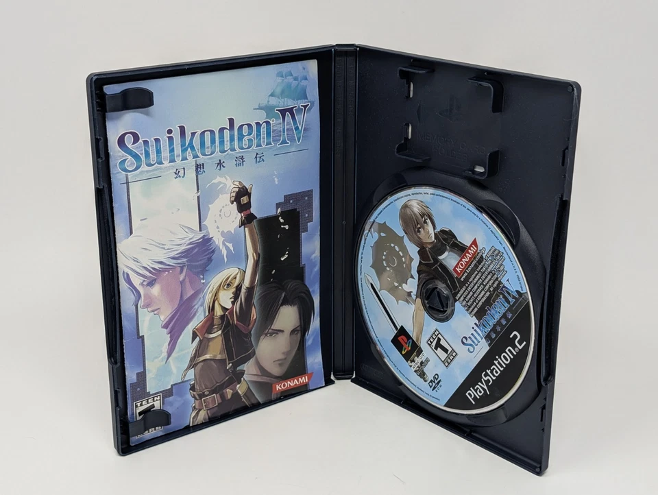 Suikoden IV 4 (PlayStation 2 PS2, 2005) - CIB Complete - Image 3 of 3