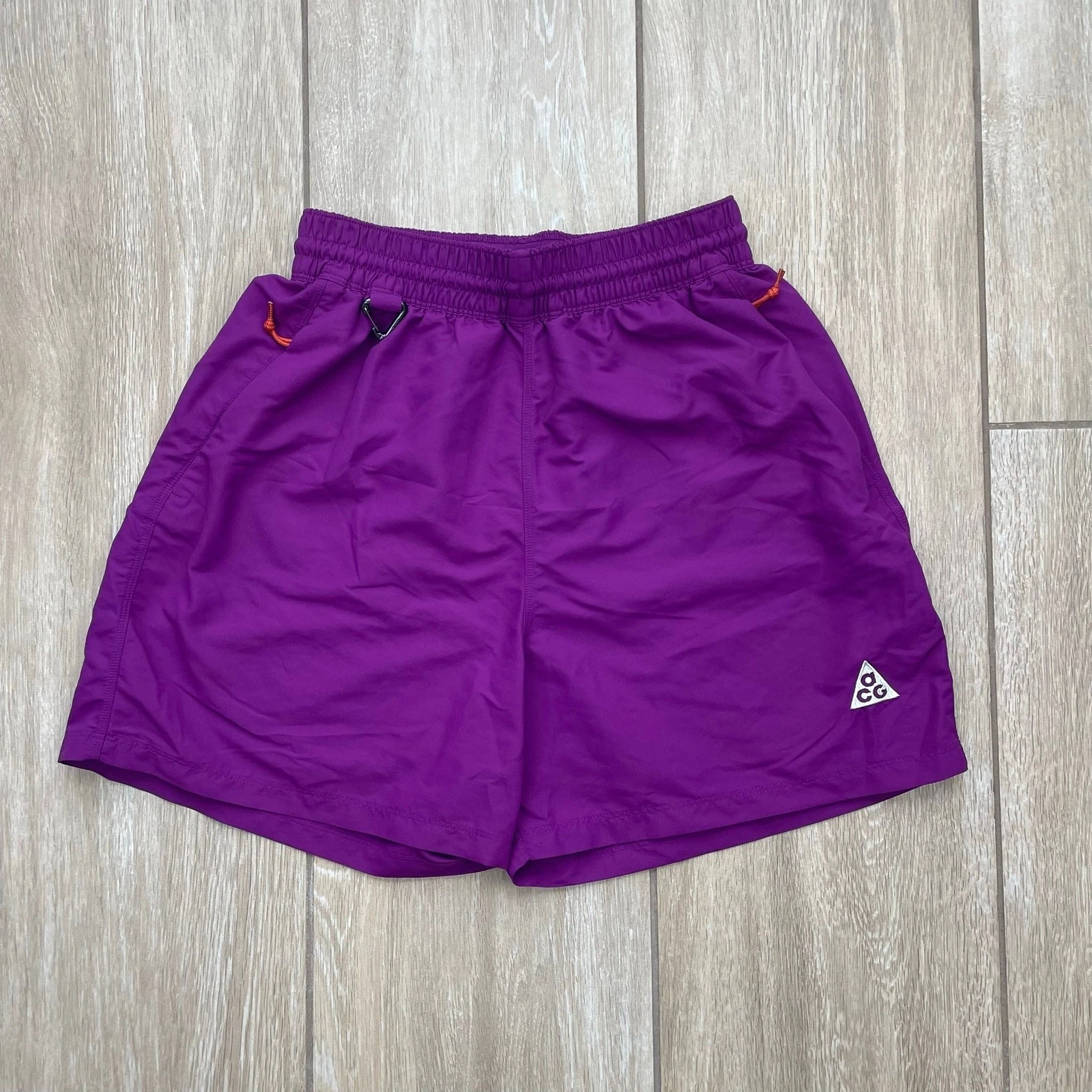 Nike ACG Trail Shorts Women XS Purple Nylon Hiking Outdoor Utility Gorpcore