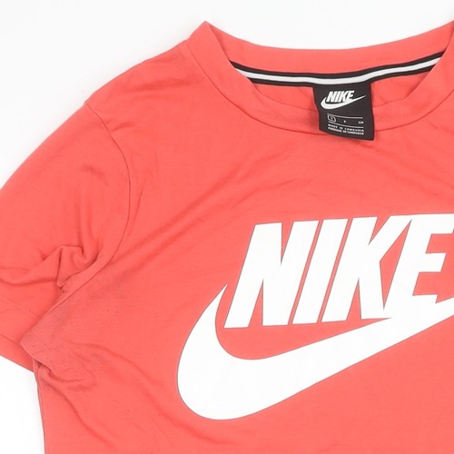 Camiseta básica Nike unisex roja S cuello redondo - Imagen 12 de 12