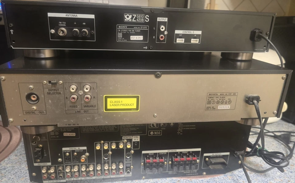 Sony STR-DE545 /CDP-950/ST-S170 MUSIKANLAGE 7.1DOBLY DIGITAL STEREO - Bild 3 von 4