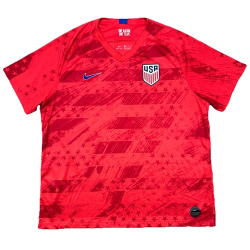 Nike USA National Fußball Trikot 2019 Away FIFA USMNT Herren 2XL XXL Rot Dri-Fit - Bild 1 von 7