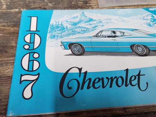 1967 Chevrolet Factory GM Original Owners Manual Accessories Bag Sleeve 1st Ed. - Picture 4 of 24