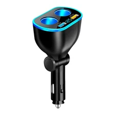2025 Upgrade Car Cigarette Lighter Splitter4 in 1 Double Cigarette Lighter Ad...