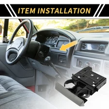 Dashboard Cup Holder for Ford F-250 F-350 05-07 Coin Holder Bottle Holder Gray