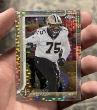 2025 Topps Chrome Taliese Fuaga Pulsar Refractor #219 New Orleans Saints