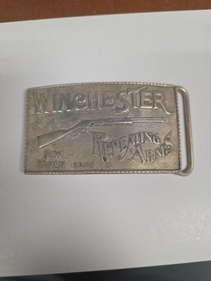 Adina Silversmiths Ltd. Sterling Silver Winchester Repeating Arms Belt Plate