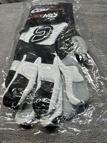 Ball•#11 COMbat Sports Premium Batting Gloves Adult Small Black & White NOS - Picture 12 of 22