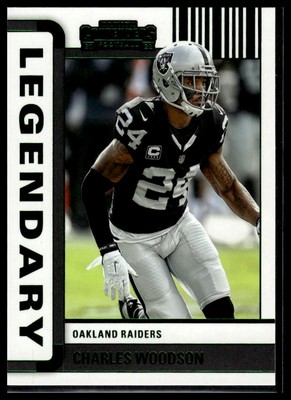 2022 Panini Contenders Charles Woodson Legendary Contenders Emerald