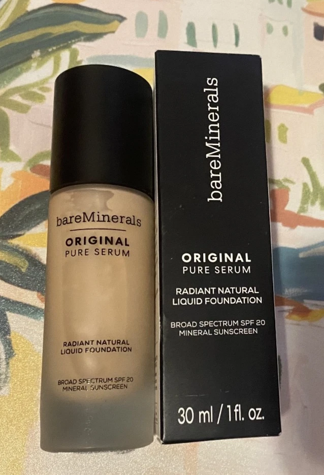 bareMinerals Original Pure Serum Mineral Liquid Foundation SPF 20 FAIR COOL 1.5 - Image 3 of 4