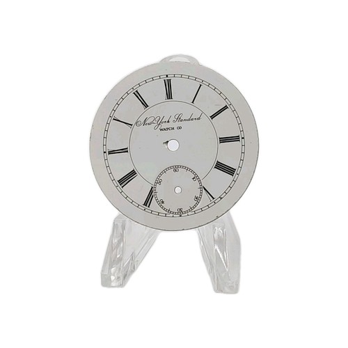 Reloj de bolsillo NY estándar 34,2 mm esmalte hundido esfera solamente (869) - Imagen 2 de 3
