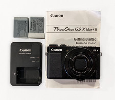 Canon PowerShot G9 X Mark II 20.1MP Digital Camera WORKING Great Condition G9X