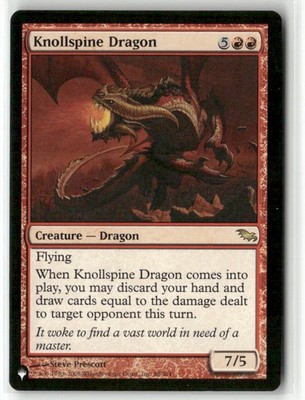 Knollspine Dragon Normal R Shadowmoor 98 NM
