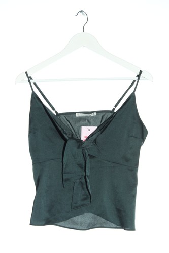 ABERCROMBIE & FITCH Top con bretelline Donna Top Taglia IT 42 verde scuro