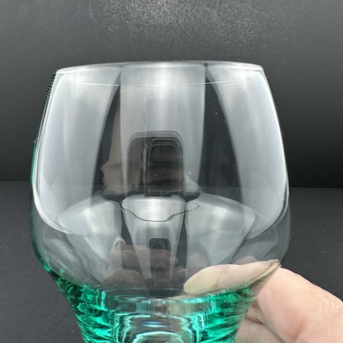 Sasaki HARMONY Aqua Tinted Old Fashioned Glasses (6) Mid-Century Modern - Picture 7 of 14