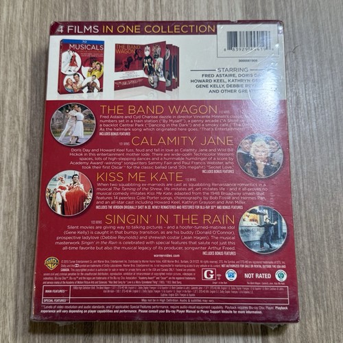Warner Brothers Musicals: 4-Movie Blu-ray Collection - BRAND NEW! - Picture 2 of 2
