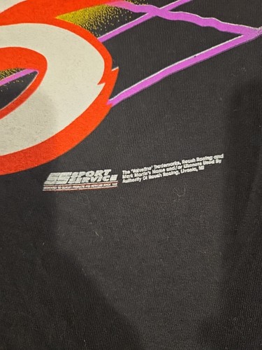 Camiseta De Colección Años 90 NASCAR Mark Martin Valvoline Talla L Estampado Completo Blaze Of Glory - Imagen 5 de 10