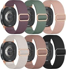 6 Pack Elastic Bands for Samsung Galaxy Watch 8 40mm 44mm, No Gap Sport Strap