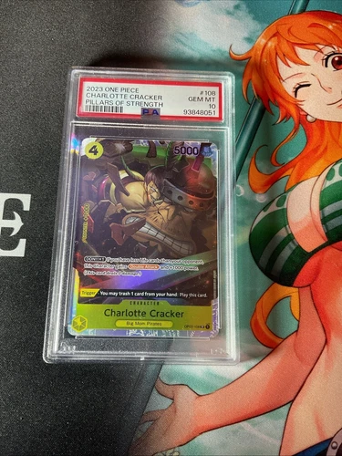 Charlotte Cracker OP03-108 PSA 10 Graded GEM MT Pillars Of Strength One Piece