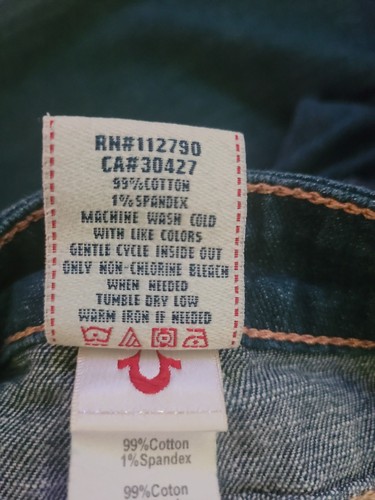 Y2K True Religion Low Rise Bootcut Jean Sz 26 - Picture 9 of 9