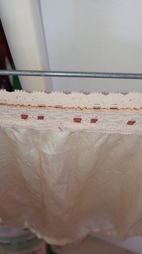 Mutandine Nylon Vintage Rare Secret Contour Nonna Sissy Fungo Gusset Pizzo S 7 - Foto 4 di 4
