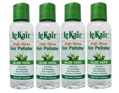 Double the Brilliance: LeKair High Gloss Hair Polisher 4-Pack, 4 fl. oz Each