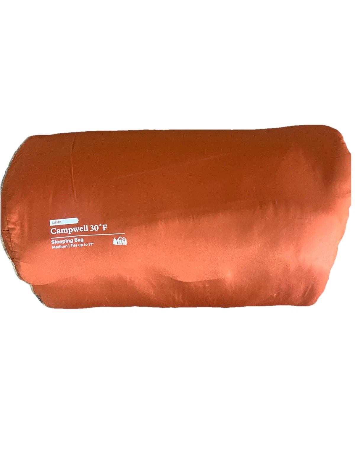 REI 30 Degree Campwell Sleeping Bag Size M 71” Hiking Camping Outdoor NWOT