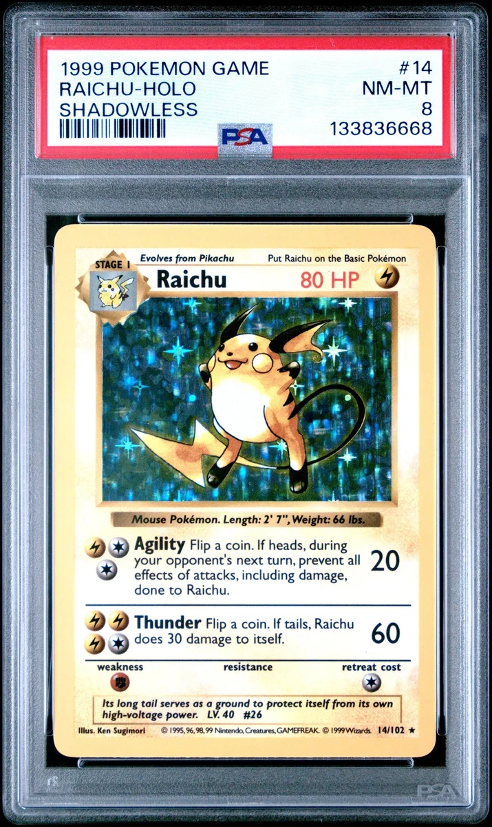 英語版初期　ポケモンカード　raichu shadowless　holo 英語版初期 ポケモンカード raichu shadowless holo