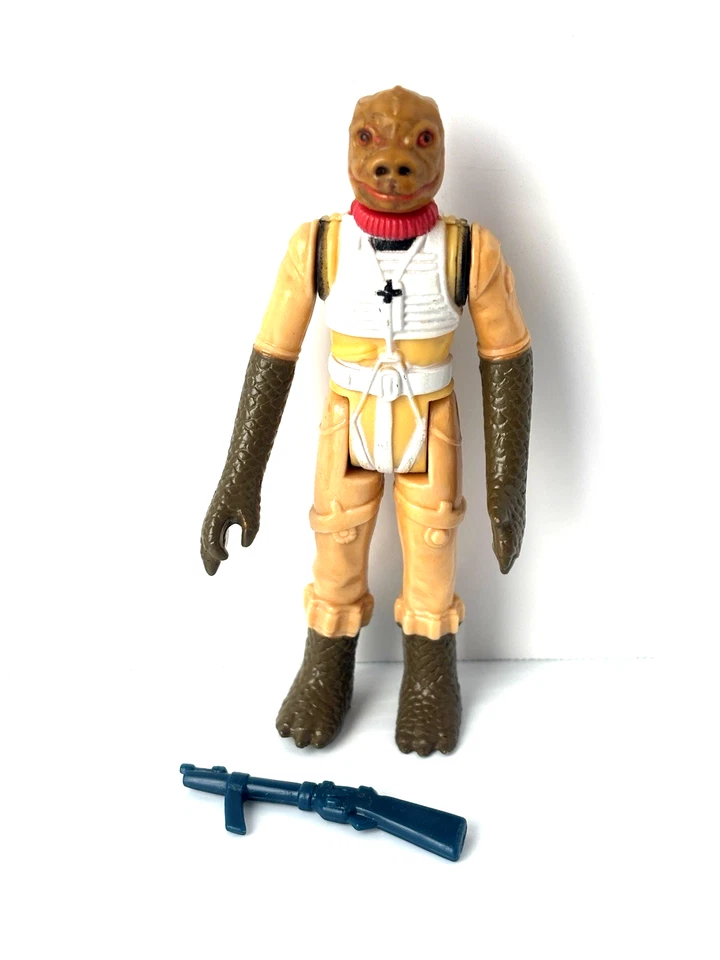 De colección '80 Star Wars Bossk 100% Completo con Rifle Pistola Hong Kong Kenner SIN REPROs Foto 2 de 4